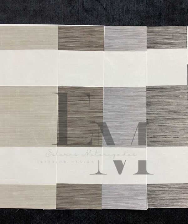 Blackout Estores noche y día tejidos blackout claros