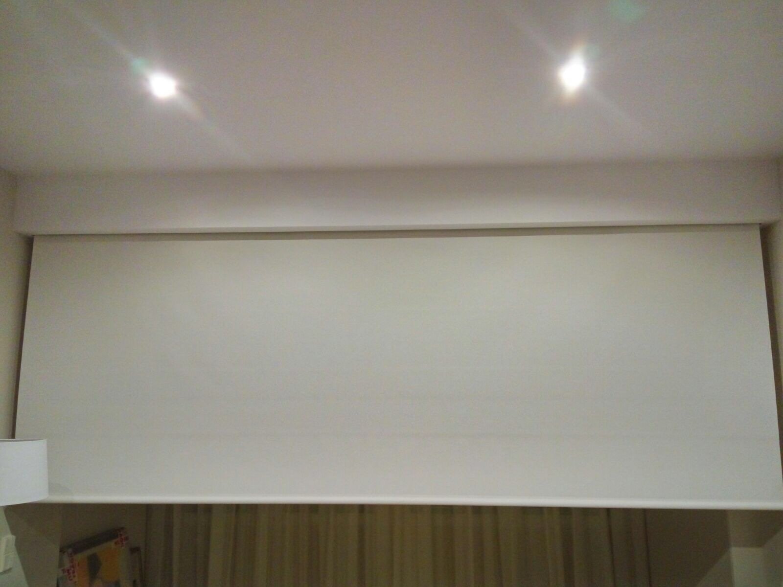 Estor motorizado con cable opaco