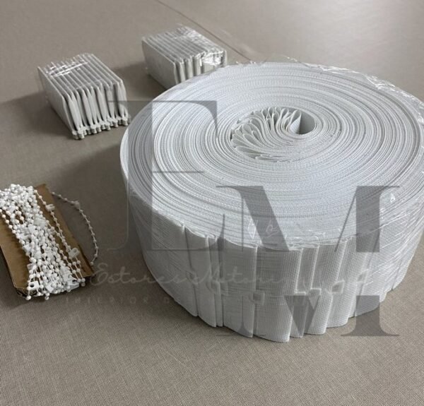 cortina de lamas verticales sin carril