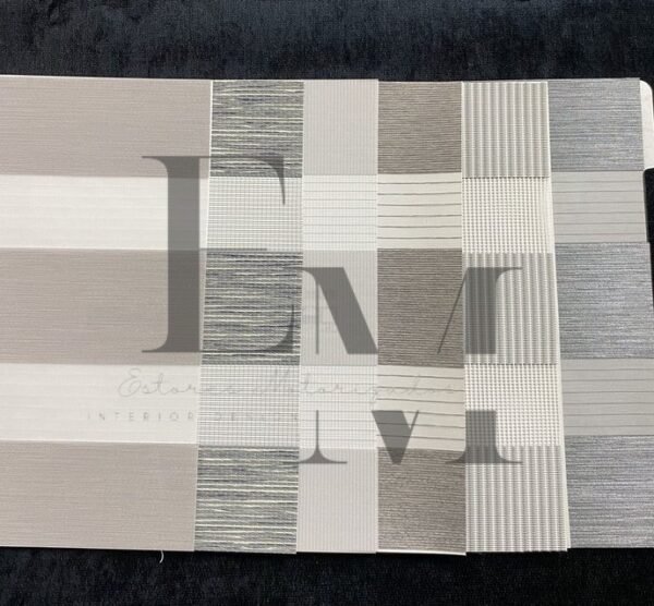 greyBlack estores noche y día tonos grises y negros