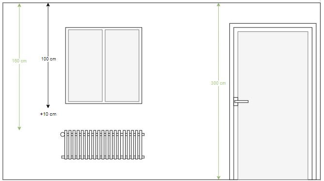 instalación de estor enrollable a techo medición de alto