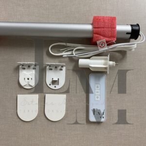 pack motor para estor enrollable estandar con mando y soportes