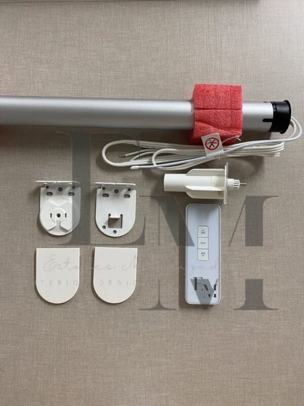 packCompact35+mando+soportes pack motor para estor enrollable estandar con mando y soportes