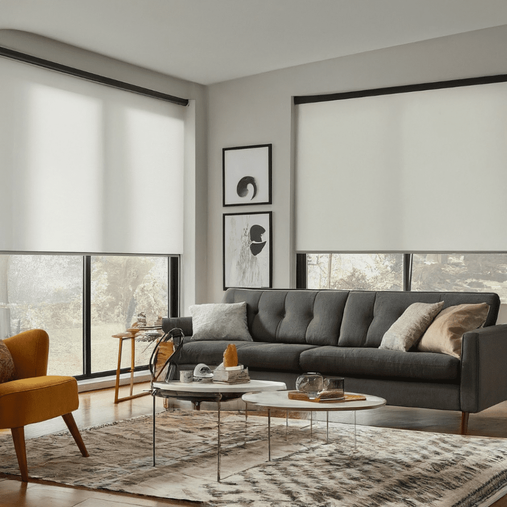 estores enrollables con cofre