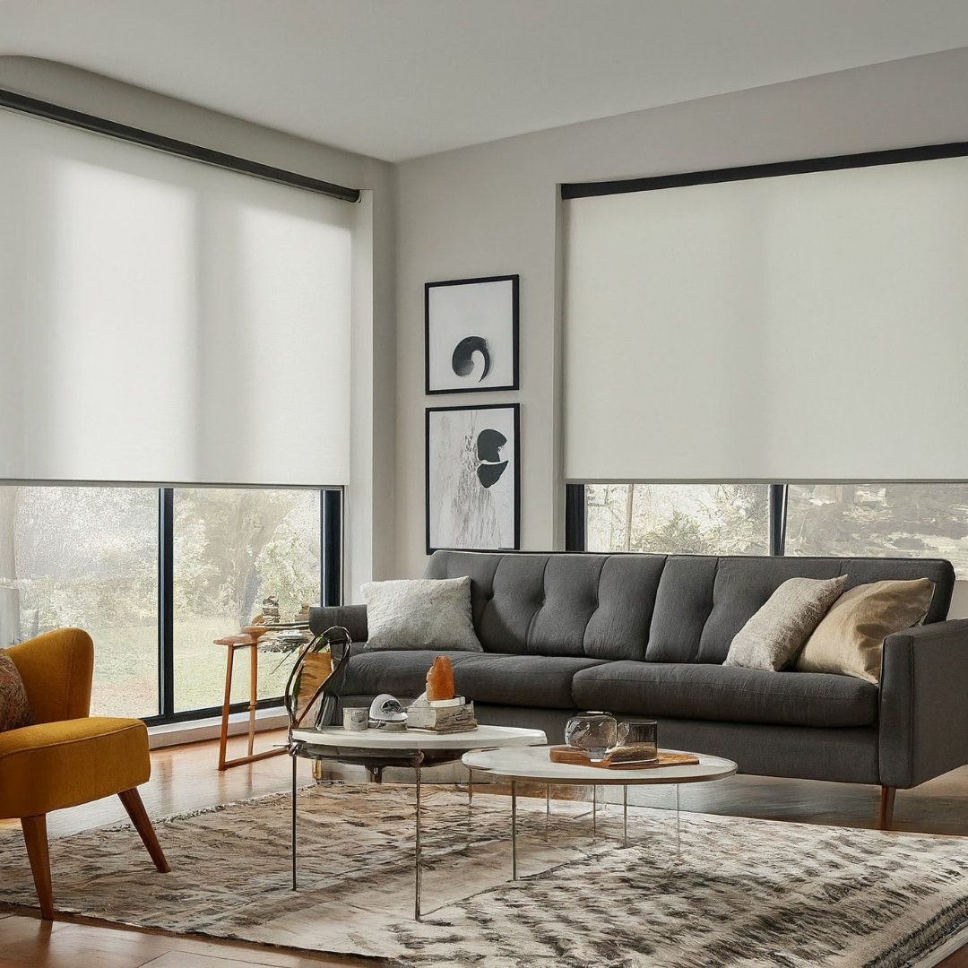 estores enrollables con cofre