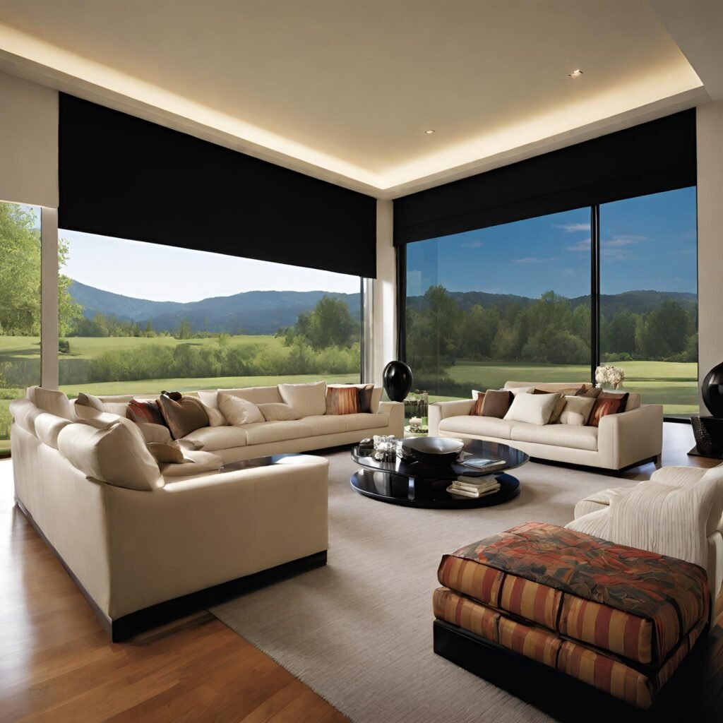 estor enrollable negro