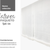 estores paqueto lino